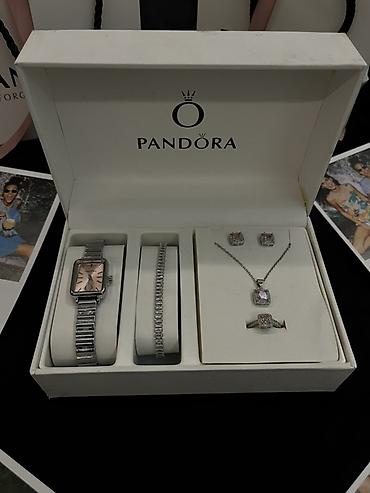 pandora часы женские: Подарочный набор Pandora в фирменной коробке 925 пробы (чистое) — 3