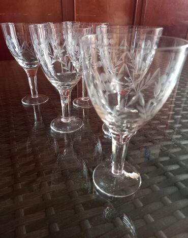 Qədəhlər: Qədəhlər, Şüşə, 6 ədədli dəst, SSRİ — 3