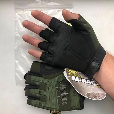 Перчатки: Перчатки беспалые Mechanix M-Pact Fingerless Gloves в цвете олива — 3