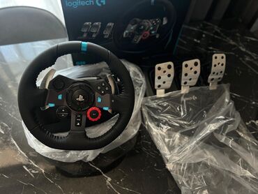 PS2 & PS1 (Sony PlayStation 2 & 1): Logitech G29 Driving Force yarış sükanı və pedalları dəsti PlayStation
