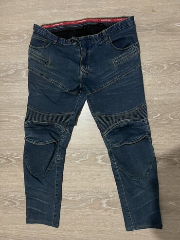 брендовые вещи бишкек: Мото джинсы (с защитными элементами), в хорошем состоянии размер М, L