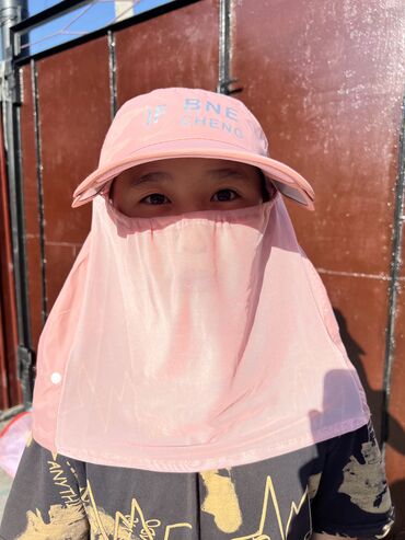 вожжи для детей: Солнцезащитные кепки закрывающие лицо и шею от солнца в 3 цветах