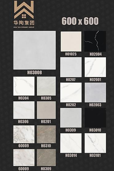 Керамогранит: Назначение: Для пола, цвет - Белый, Матовое — 10