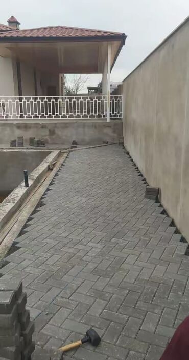 Döşəmə işləri: Tamet (klinker) daş döşəmə xidməti - Geniş çeşiddə dekorativ səki — 5