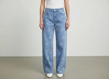 dzwony zara jeansy: H&M Divided, Джинси жіночі, розмір M