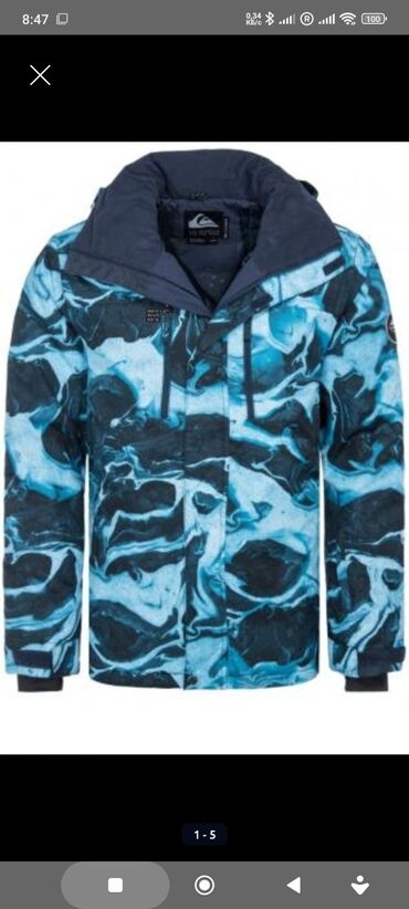 Мужские лыжные куртки: Куртка, Quiksilver, Новый, С утеплителем, Удлинённая куртка, Вентиляционные клапаны, Внутренние и внешние карманы — 17