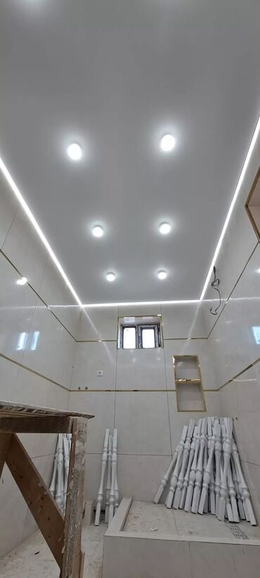 Натяжной потолок: Натяжной потолок Матовое, Глянцевое, 3D потолки Демонтаж, Бесплатный замер, Гарантия — 10