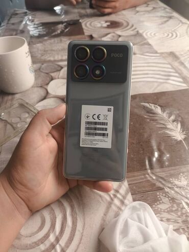 Poco: Poco X6 Pro 5G, Б/у, 256 ГБ, цвет - Серый, 1 SIM, 2 SIM