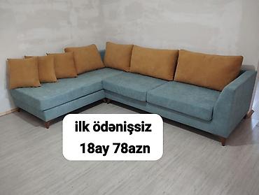 Divanlar: Künc divan kolleksiyası - Müasir dizaynlı L-şəkilli künc divanlar - — 45