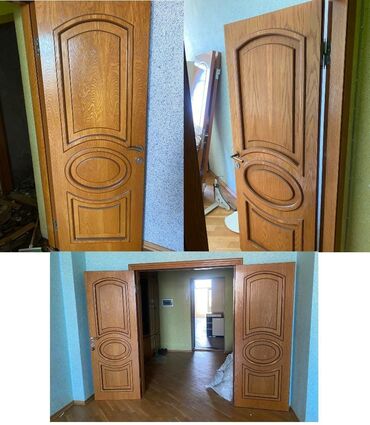 qapi otag: Təmiz taxta Qapılar 3 ed tək, 2 ed sanuzer, 1 qoşa, qapılar Təcili