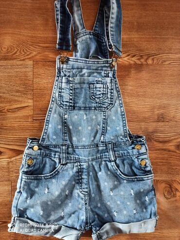 детские джинсы: Джинсы и брюки, цвет - Синий, Б/у