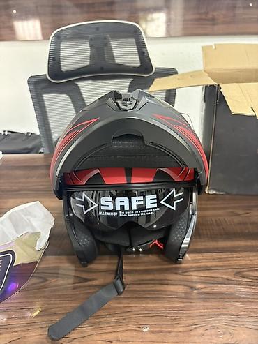 Мотоэкипировка: Moto kask – modul tipli (çənə hissəsi qaldırılan), inteqrasiya olunmuş — 6