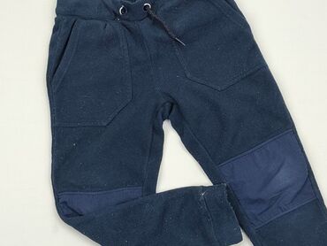 spodnie dresowe chłopięce 104: Sweatpants, 4-5 years, 104/110, condition - Fair