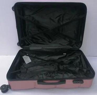 Putni koferi i torbe: Tvrdi kofer na točkiće – ružičasto-zlatni (rose gold) - Materijal — 15