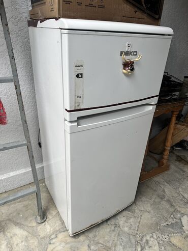 islenmis xaladenik satisi: İşlənmiş 2 qapılı Beko Soyuducu Satılır, rəng - Ağ