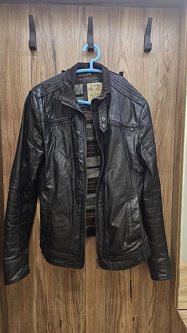 отдам вещи: Мужская куртка, L, Bershka, Б/у, цвет - Черный, Самовывоз — 1