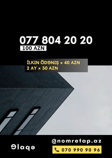 resmi is yeri olmadan telefon krediti: Nömrə: ( 077 ) ( 8042020 ), Yeni