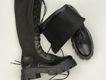 sinsay hello kitty buty: High boots for women, size 36