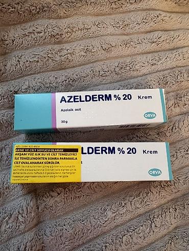 acnelyse krem 0.1: AZELDERM %20 Krem – 30 q - Aktiv tərkib: Azelain turşusu 20% - — 1