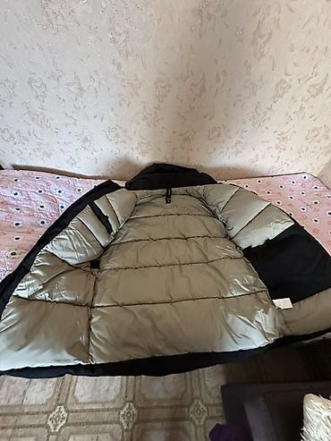 шапка зимняя польша: Мужская куртка, L, O′STIN, Б/у, цвет - Черный, Самовывоз — 1