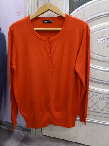 54 56 размера: Женский свитер, Короткая модель