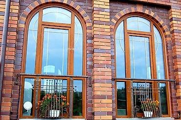 plasmas qapi: PVC profilindən hazırlanmış qeyri-standart formalı pəncərələr INSTA — 3