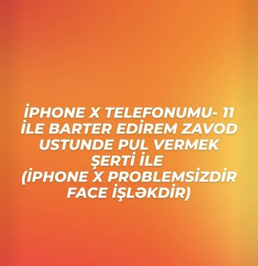 iphone 5s barter: IPhone X, 64 GB, Ağ