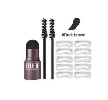 Šminka: Puder pečat za oblikovanje obrva gratis 10 šablona Cena: 1100din — 3