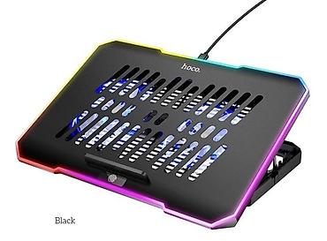 17 max: Охлаждающая подставка для ноутбука Hoco DH19 RGB - Совместимость — 5