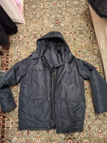 милицейский бушлат: Куртка 5XL (EU 50), 6XL (EU 52), цвет - Серый