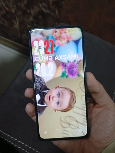 Xiaomi: Xiaomi Redmi K40, 128 GB, rəng - Göy, 
 Barmaq izi, Simsiz şarj, İki sim kartlı