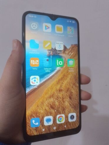 Samsung: Samsung Galaxy A03s, 64 GB, rəng - Göy, Barmaq izi, İki sim kartlı