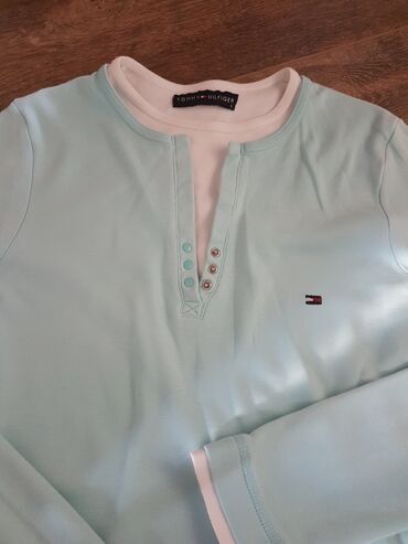 haljina broj iz italije deblji pamuk trikotaza: S (EU 36), Pamuk, Geometrijski, bоја - Tirkizna