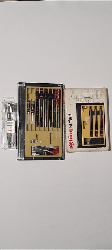 Setovi ručnog alata: • Dva pakovanja rOtring rapitografa i jedno pakovanje rOtring šestra — 1