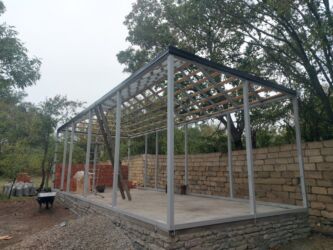 Naveslər, markizlər: 🛠️ Dəmir Konstruksiya Naveslərin Hazırlanması və Quraşdırılması — 8