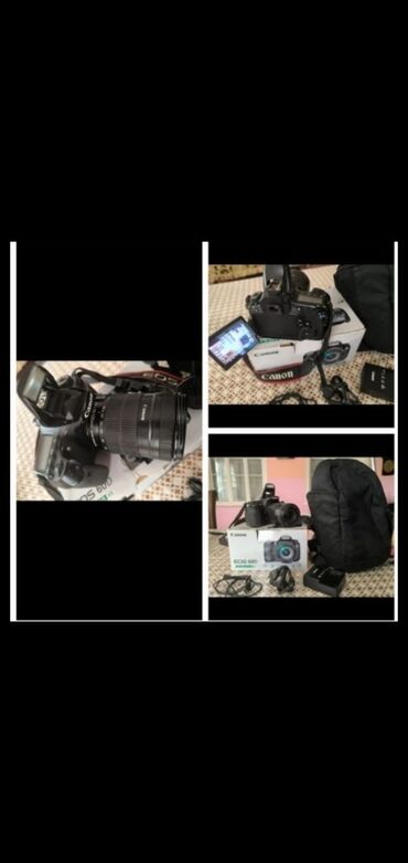 фотоаппарат canon powershot sx410 is: Canon 60 D fotoaparat.18-135 lens.enerji doldurma