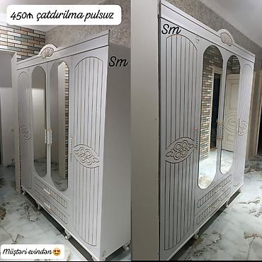 skaf: *4 Qapili Dolab şeher içi çatdırilma pulsuz qiymət 450azn* ✨ Ölçüs — 2
