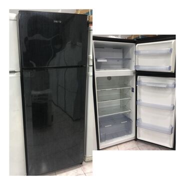 Холодильники: Б/у Холодильник Beko, цвет - Черный