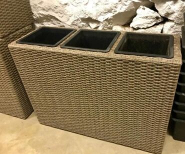 Baštenska dekoracija: Pletena Bastenska Zardinjera NOVO za Terasu i Bastu AKCIJA Cene nisu — 10