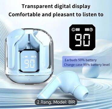 Qulaqcıqlar: Yeni Simsiz (Bluetooth) Qulaqcıqlar, rəng - Ağ — 6