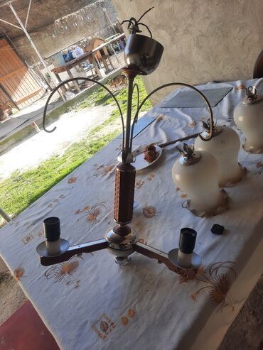 kucə işıqları: Çılçıraq, 3 lampa, Metal