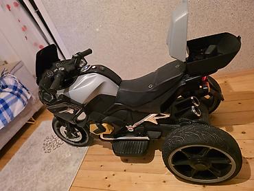 uşaq mawinlari: Uşaq elektrik motosikleti – 3 təkərli, sport dizayn. Çox az istifade — 5