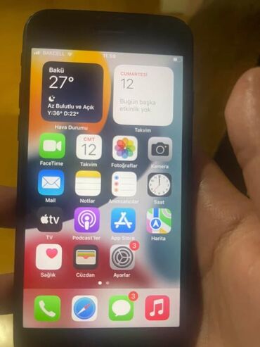 soyuducu işlenmiş: IPhone 7, 128 GB, Qara, Barmaq izi