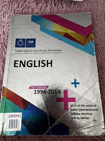 Testlər: TQDK “ENGLISH – Test Toplusu 1994–2014” — 1