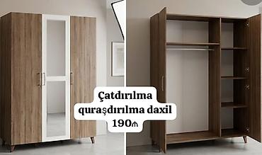 Tecili dolab satılır 190 manata Catdirilma Qurawdirilma PULSUZ En