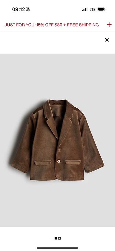 H&M 9-12 ay. Cəmi bir dəfə ad günündə geyinib. Uşaq üçün korduroy lalafo.az -da H&M 9-12 ay. Cəmi bir dəfə ad günündə geyinib. Uşaq üçün korduroy