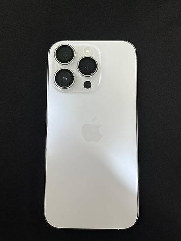 IPhone 14 Pro, Б/у, 256 ГБ, Белый, 80 %