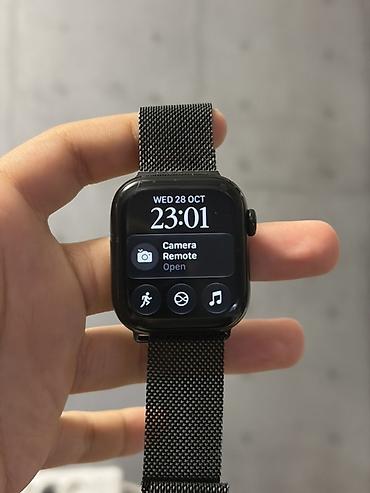 İşlənmiş, Smart saat, Apple, Sensor ekran, rəng - Qara