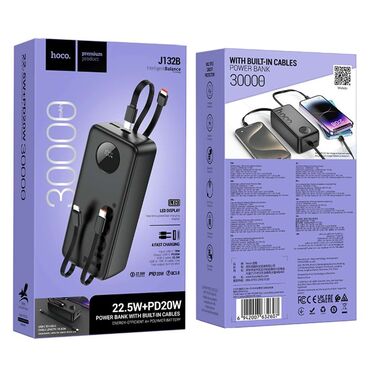 Powerbanklar: Powerbank Hoco, 30000 mAh, Yeni