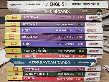 Testlər: Abituriyentlər üçün test toplusu və dərs vəsaitləri dəsti. DIM — 1